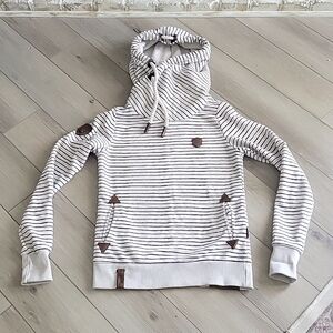 NAKETANO Striped Hoodie SZ M